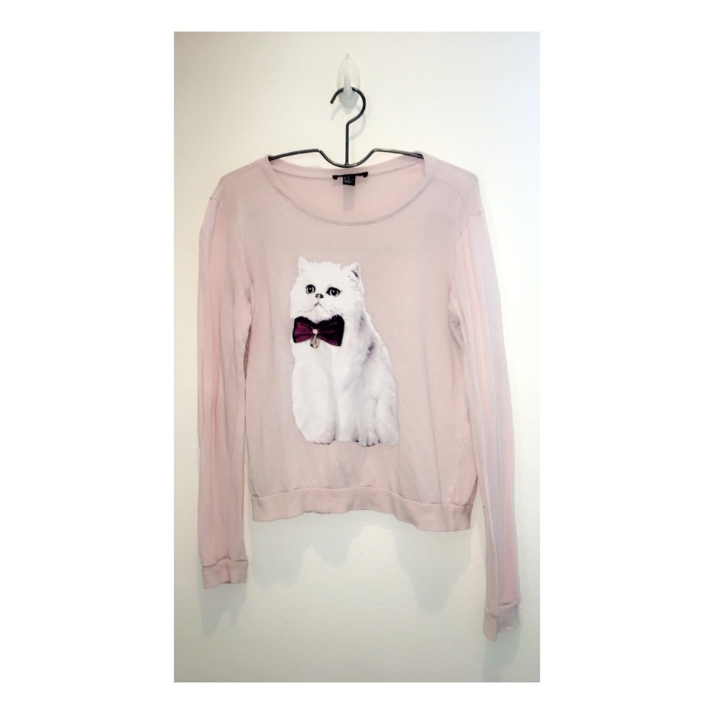 Pink Cat Sweater (3/$10 🌸✨)